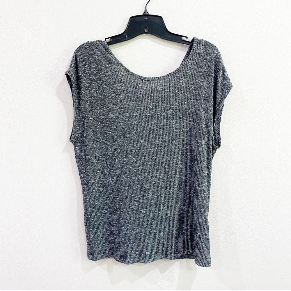 Rag & Bone Ribbed Cross Back Tee - image 2